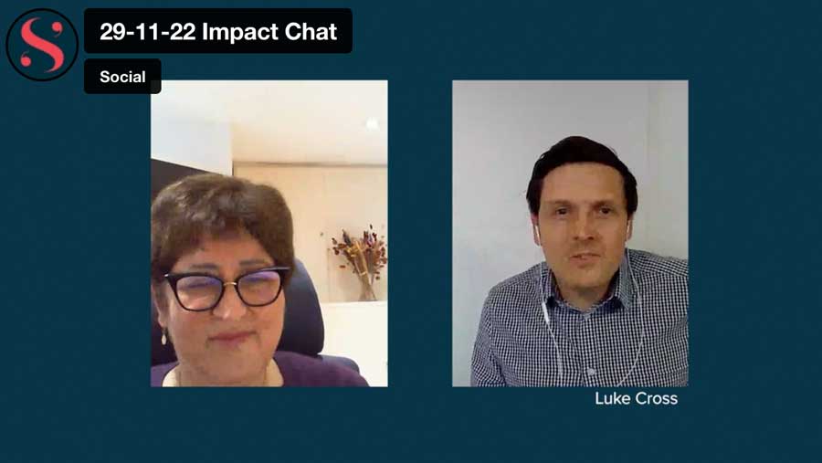 Screenshot of Social Impact Chat video