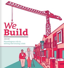 PlaceShapers We Build report was launched in June 2017. This report is based on research carried out by Campbell Tickell in Spring 2017 with 118 of PlaceShapers members.  We Build is the second of PlaceShapers four themes and showcases its’ members development and regeneration track record as well as their capacity and ambition to deliver many more new homes in the years to come.