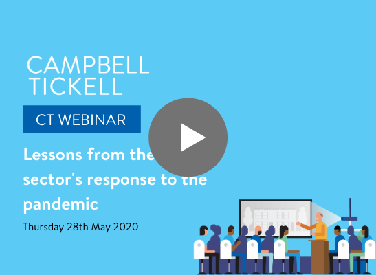 This webinar discussed the challenges that sector leaders are facing, as well as lessons learnt as they move from tackling the immediate difficulties of the pandemic, to preparing for the future.