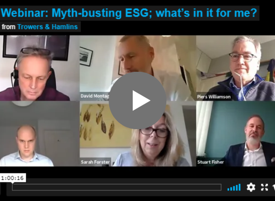 Hosted by Trowers & Hamlin, CT's James Tickell joined this webinar panel to discuss what ESG means in practice for housing associations. View the recording.