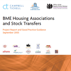 Campbell Tickell were commissioned by the Housing Corporation and the Office of the Deputy Prime Minister to see how Black and Minority Ethnic Housing Associations (BME HAs) could grow through stock transfers. Find out more.
